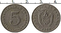 Продать Монеты Панама 5 сентесим 1970 Медно-никель