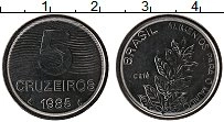 Продать Монеты Бразилия 5 крузейро 1985 Медно-никель
