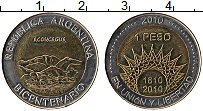 Продать Монеты Аргентина 1 песо 2010 Биметалл