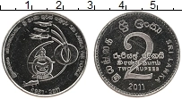 Продать Монеты Шри-Ланка 2 рупии 2011 Никель