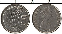 Продать Монеты Каймановы острова 5 центов 1977 Медно-никель