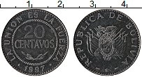 Продать Монеты Боливия 20 сентаво 1987 Медно-никель