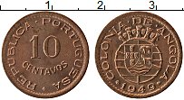 Продать Монеты Ангола 10 сентаво 1949 Медь