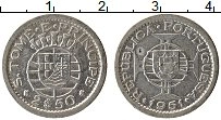 Продать Монеты Сан-Томе и Принсипи 2 1/2 эскудо 1951 Серебро