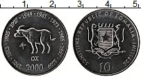 Продать Монеты Сомали 10 шиллингов 2000 Медно-никель