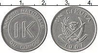 Продать Монеты Конго 1 ликута 1967 Алюминий