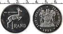 Продать Монеты ЮАР 1 ранд 1990 Медно-никель