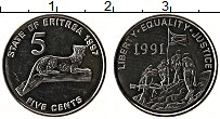 Продать Монеты Эритрея 5 центов 1997 Медно-никель