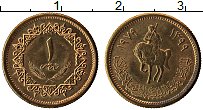 Продать Монеты Ливия 1 дирхам 1979 сталь покрытая латунью