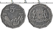 Продать Монеты Сомали 5 сентим 1976 Алюминий