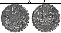 Продать Монеты Сомали 5 сентим 1976 Алюминий