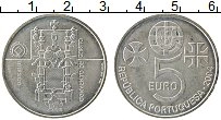 Продать Монеты Португалия 5 евро 2004 Серебро