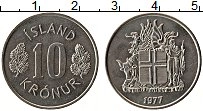 Продать Монеты Исландия 10 крон 1976 Медно-никель