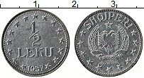 Продать Монеты Албания 1/2 лека 1957 Цинк