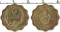 Продать Монеты Ливия 5 миллим 1965 Латунь