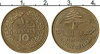 Продать Монеты Ливан 10 пиастр 1969 Латунь