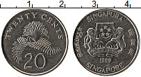 Продать Монеты Сингапур 20 центов 1991 Медно-никель