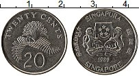 Продать Монеты Сингапур 20 центов 1991 Медно-никель