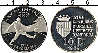 Продать Монеты Андорра 10 динерс 1989 Серебро