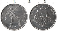 Продать Монеты Сан-Марино 2 лиры 1986 Алюминий