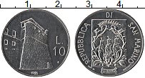 Продать Монеты Сан-Марино 10 лир 1988 Алюминий