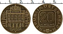 Продать Монеты Австрия 20 шиллингов 1994 Латунь