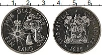 Продать Монеты ЮАР 1 ранд 1988 Серебро