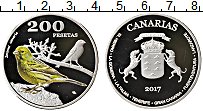 Продать Монеты Испания 200 песет 2017 Посеребрение