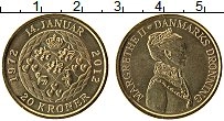 Продать Монеты Дания 20 крон 2012 Латунь