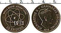 Продать Монеты Дания 20 крон 2013 Латунь