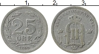 Продать Монеты Швеция 25 эре 1899 Серебро