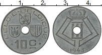 Продать Монеты Бельгия 10 сантим 1943 Цинк