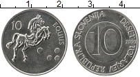 Продать Монеты Словения 10 толаров 2000 Медно-никель