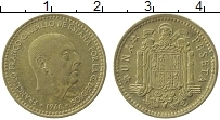 Продать Монеты Испания 1 песета 1966 Бронза