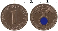 Продать Монеты Третий Рейх 1 пфенниг 1939 Медь