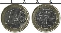 Продать Монеты Литва 1 евро 2015 Биметалл