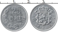 Продать Монеты Люксембург 25 сантим 1954 Алюминий