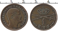 Продать Монеты Дания 1 ригсбанкскиллинг 1853 Медь