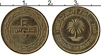 Продать Монеты Бахрейн 5 филс 2007 Латунь