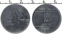 Продать Монеты Индия 2 рупии 2008 Сталь