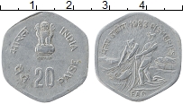 Продать Монеты Индия 20 пайс 1983 Алюминий