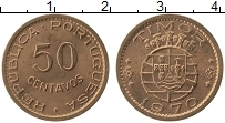 Продать Монеты Тимор 50 сентаво 1970 Медь