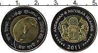 Продать Монеты Андамандские острова и Никобар 10 рупий 2011 Биметалл
