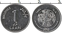 Продать Монеты Мальдивы 1 лари 1984 Алюминий