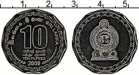 Продать Монеты Шри-Ланка 10 рупий 2009 Сталь покрытая никелем