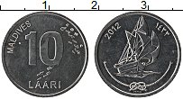 Продать Монеты Мальдивы 10 лари 2012 Алюминий
