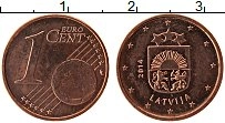 Продать Монеты Латвия 1 евроцент 2014 сталь с медным покрытием