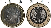 Продать Монеты Германия 1 евро 2002 Биметалл