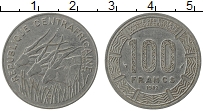 Продать Монеты Центральноафриканская Республика 100 франков 1982 Никель