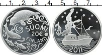 Продать Монеты Финляндия 20 евро 2011 Серебро
